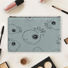 Tiny Octopus Cosmetic Bag (large)  by Mariart