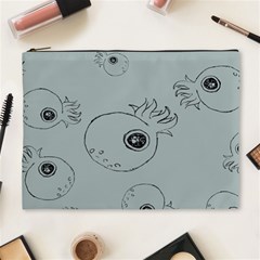 Tiny Octopus Cosmetic Bag (xl) by Mariart