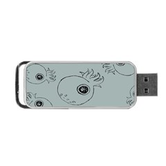 Tiny Octopus Portable Usb Flash (two Sides) by Mariart