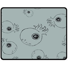 Tiny Octopus Double Sided Fleece Blanket (medium)  by Mariart