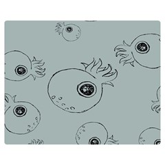 Tiny Octopus Double Sided Flano Blanket (medium)  by Mariart