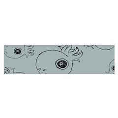 Tiny Octopus Satin Scarf (oblong) by Mariart