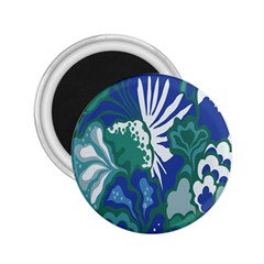 Tropics Leaf Bluegreen 2.25  Magnets