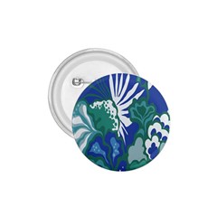 Tropics Leaf Bluegreen 1.75  Buttons