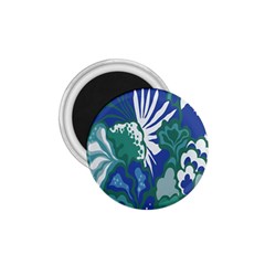 Tropics Leaf Bluegreen 1.75  Magnets