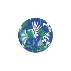 Tropics Leaf Bluegreen Golf Ball Marker (10 pack)