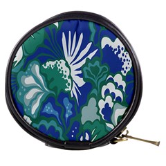 Tropics Leaf Bluegreen Mini Makeup Bags