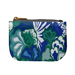 Tropics Leaf Bluegreen Mini Coin Purses