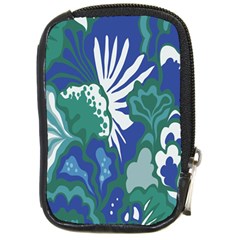 Tropics Leaf Bluegreen Compact Camera Cases