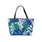 Tropics Leaf Bluegreen Shoulder Handbags Front