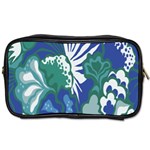 Tropics Leaf Bluegreen Toiletries Bags 2-Side Front