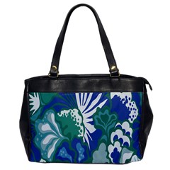 Tropics Leaf Bluegreen Office Handbags