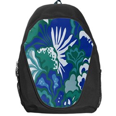 Tropics Leaf Bluegreen Backpack Bag