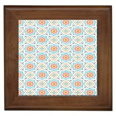 Star Sign Plaid Framed Tiles