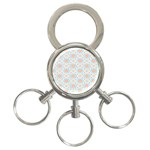 Star Sign Plaid 3-Ring Key Chains Front