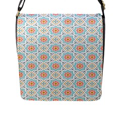 Star Sign Plaid Flap Messenger Bag (l) 