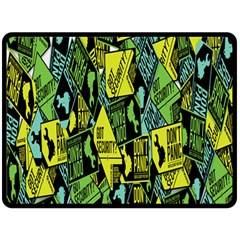 Sign Don t Panic Digital Security Helpline Access Fleece Blanket (large) 