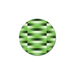 View Original Pinstripes Green Shapes Shades Golf Ball Marker (10 pack) Front