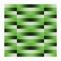 View Original Pinstripes Green Shapes Shades Medium Glasses Cloth (2-side) by Mariart