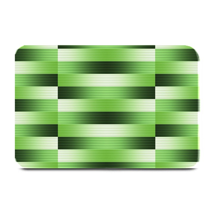 View Original Pinstripes Green Shapes Shades Plate Mats