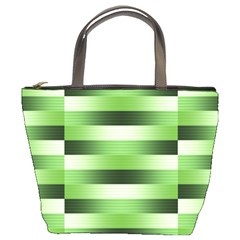 View Original Pinstripes Green Shapes Shades Bucket Bags by Mariart