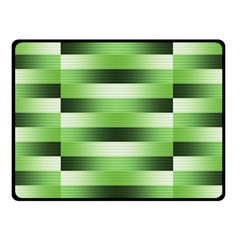 View Original Pinstripes Green Shapes Shades Double Sided Fleece Blanket (small)  by Mariart