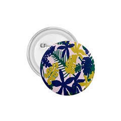 Tropics Leaf Yellow Green Blue 1 75  Buttons