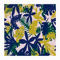 Tropics Leaf Yellow Green Blue Medium Glasses Cloth by Mariart