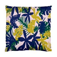 Tropics Leaf Yellow Green Blue Standard Cushion Case (one Side) by Mariart