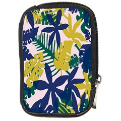 Tropics Leaf Yellow Green Blue Compact Camera Cases