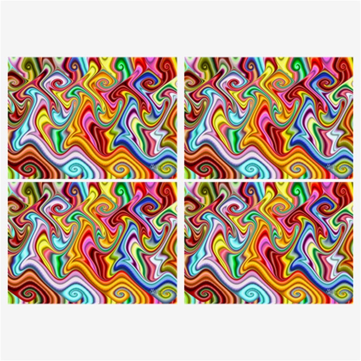 Rainbow Gnarls Belt Buckles