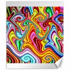 Rainbow Gnarls Canvas 20  X 24   by WolfepawFractals