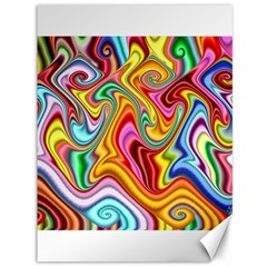 Rainbow Gnarls Canvas 36  X 48   by WolfepawFractals