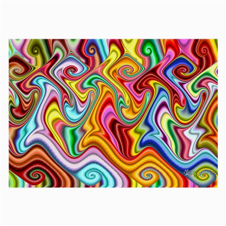 Rainbow Gnarls Large Glasses Cloth (2-Side)