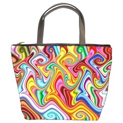 Rainbow Gnarls Bucket Bags by WolfepawFractals