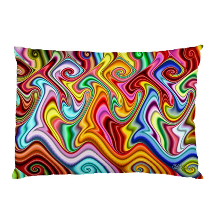 Rainbow Gnarls Pillow Case