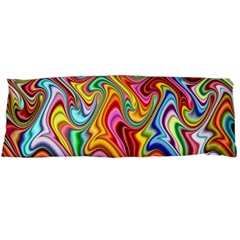 Rainbow Gnarls Body Pillow Case (dakimakura) by WolfepawFractals