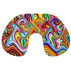 Rainbow Gnarls Travel Neck Pillows