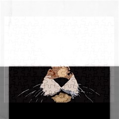 Cat  Rectangular Jigsaw Puzzl by Valentinaart