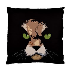 Cat  Standard Cushion Case (one Side) by Valentinaart