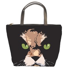 Cat  Bucket Bags by Valentinaart