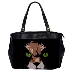 Cat  Office Handbags by Valentinaart