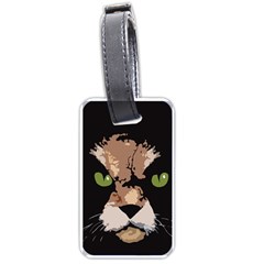 Cat  Luggage Tags (one Side)  by Valentinaart