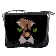 Cat  Messenger Bags by Valentinaart