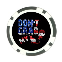 Dont Grab My Poker Chip Card Guard (10 Pack) by Valentinaart