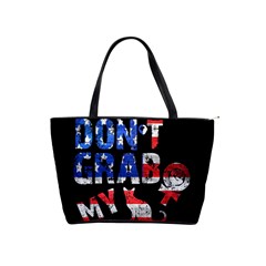 Dont Grab My Shoulder Handbags by Valentinaart