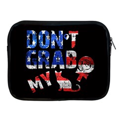 Dont Grab My Apple Ipad 2/3/4 Zipper Cases by Valentinaart