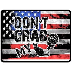 Dont Grab My Fleece Blanket (large)  by Valentinaart