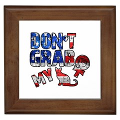 Dont Grab My Framed Tiles by Valentinaart