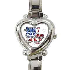 Dont Grab My Heart Italian Charm Watch by Valentinaart